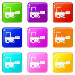 Truck to lift cargo set 9