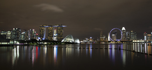 Naklejka premium Singapore skyline