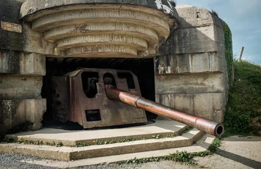 Fototapeten World War II gun battery of Longues-sur-Mer © Erik_AJV