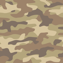Camouflage seamless pattern. Vector illustration. © faber14