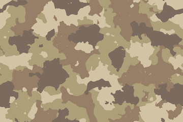 Camouflage seamless pattern. Trendy style camo, repeat print. Vector illustration. © faber14