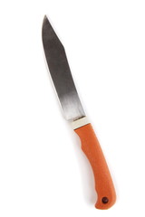 Kitchen knife isolated on white