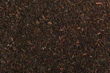 Black tea background texture