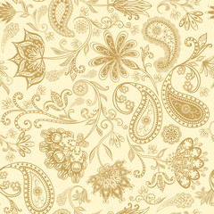 Seamless pattern in ethnic traditional style.