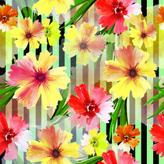 Seamless floral background, design background