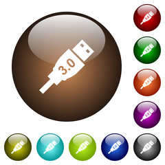 High speed USB color glass buttons
