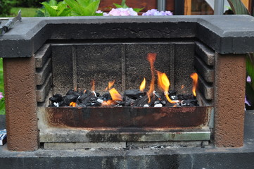 Grillfeuer