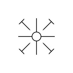 cross of the Copts icon. Elements of cross icon. Premium quality graphic design. Signs and symbol collection icon for websites, web design, mobile app, info graphics
