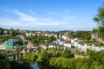Fototapeta na wymiar Weilburg, Ausblick über die Stadt 