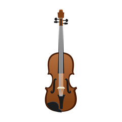 Fototapeta premium Projekt graficzny ilustracji wektorowych instrument muzyczny skrzypce