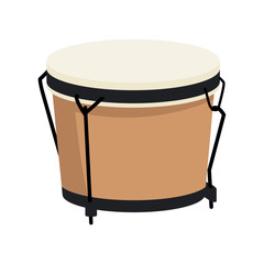 Drum music instrument vector illustration graphic design