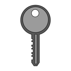 Door key isolated vector illustration graphic design