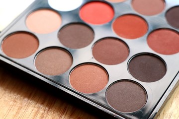 Set of eyeshadow palette