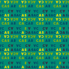 Caracas creative pattern. Digital design for print, fabric, fashion or presentation.