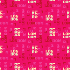 London seamless pattern. Creative design for various backgrounds.