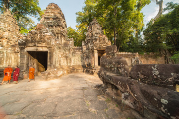 Fototapeta na wymiar Tempel Prea Khan, Cambodscha, Angkor