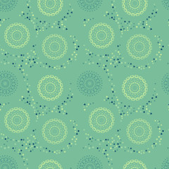 Fototapeta premium Path of endeavour seamless pattern. Suitable for screen, print and other media.