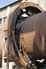 Fototapeta premium Give up the production of machinery and equipment