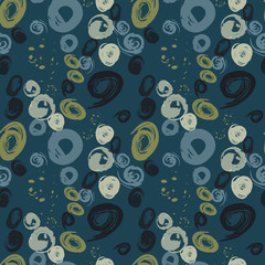 Grunge stains seamless pattern. Authentic design for digital and print media.