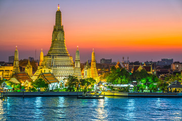 Naklejka premium War Arun, Bangkok, Thailandia.