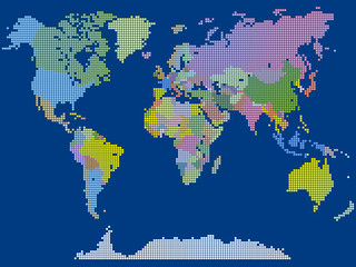 Fototapeta premium World map