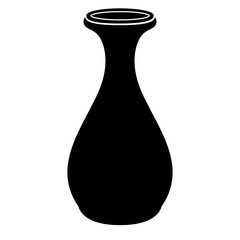 Empty flower pot icon