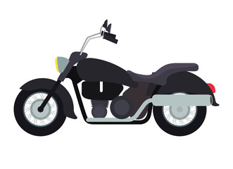 retro motorcycle classic icon vector illustration design