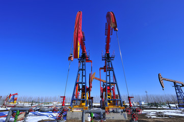 Fototapeta premium The oil pump