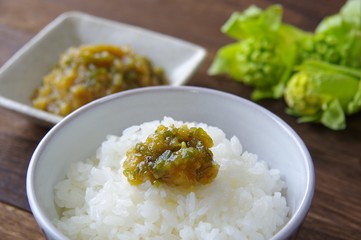 フキノトウ味噌　和食