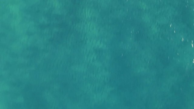 Aerial Mexico Crystal Clear Ocean Fly Over 004 Tilt Up