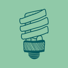 Obraz premium Illustration of a light bulb