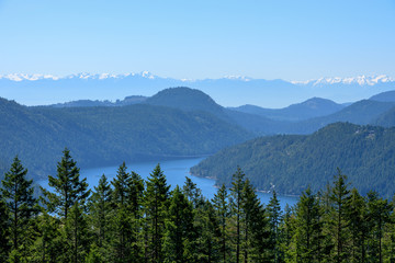 Malahat Lookout Point Vancouver Island Canada , Canada Highway 1, British Columbia, Canada