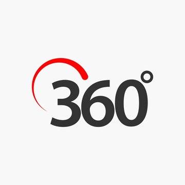 360 Degrees Vector Template Design