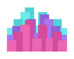 Fototapeta premium abstract building skyscraper cityscape architecture construction image vector