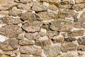 Stone wall texture vintage very old rock
