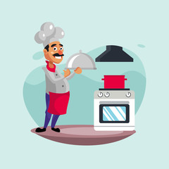 Restaurant vector logo icon illustration
