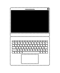 laptop computer isolated icon vector illustration design