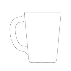 chocolate mug isolated icon vector illustration design