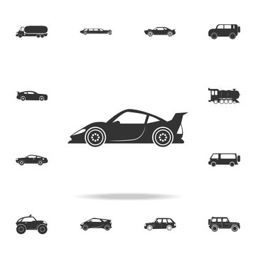 sport car icon. Detailed set of transport icons. Premium quality graphic design. One of the collection icons for websites, web design, mobile app