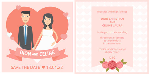 Template Wedding Invitation