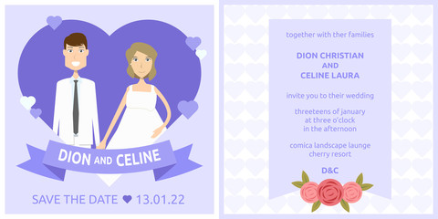 Template Wedding Invitation