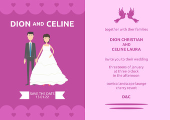 Template Wedding Invitation