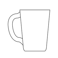 chocolate mug isolated icon vector illustration design