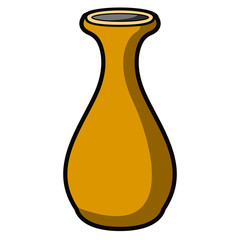 Empty flower pot icon