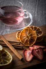 ドライフルーツとハーブティー