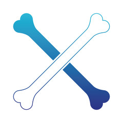 bones crossed isolated icon vector illustration design