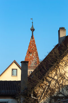 romantic view at church roof
