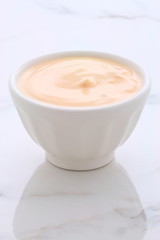 plain french style yogurt