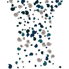 Vector Confetti Background Pattern. Element of design. Color spirals on a white background