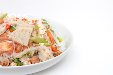 Thai food on a plate